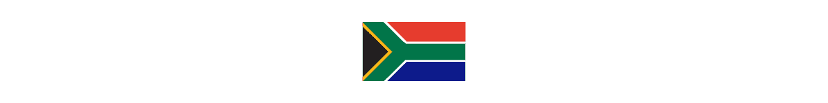 South African flag.