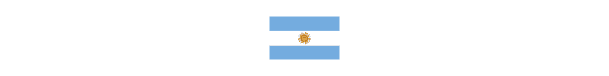 Argentinian flag.