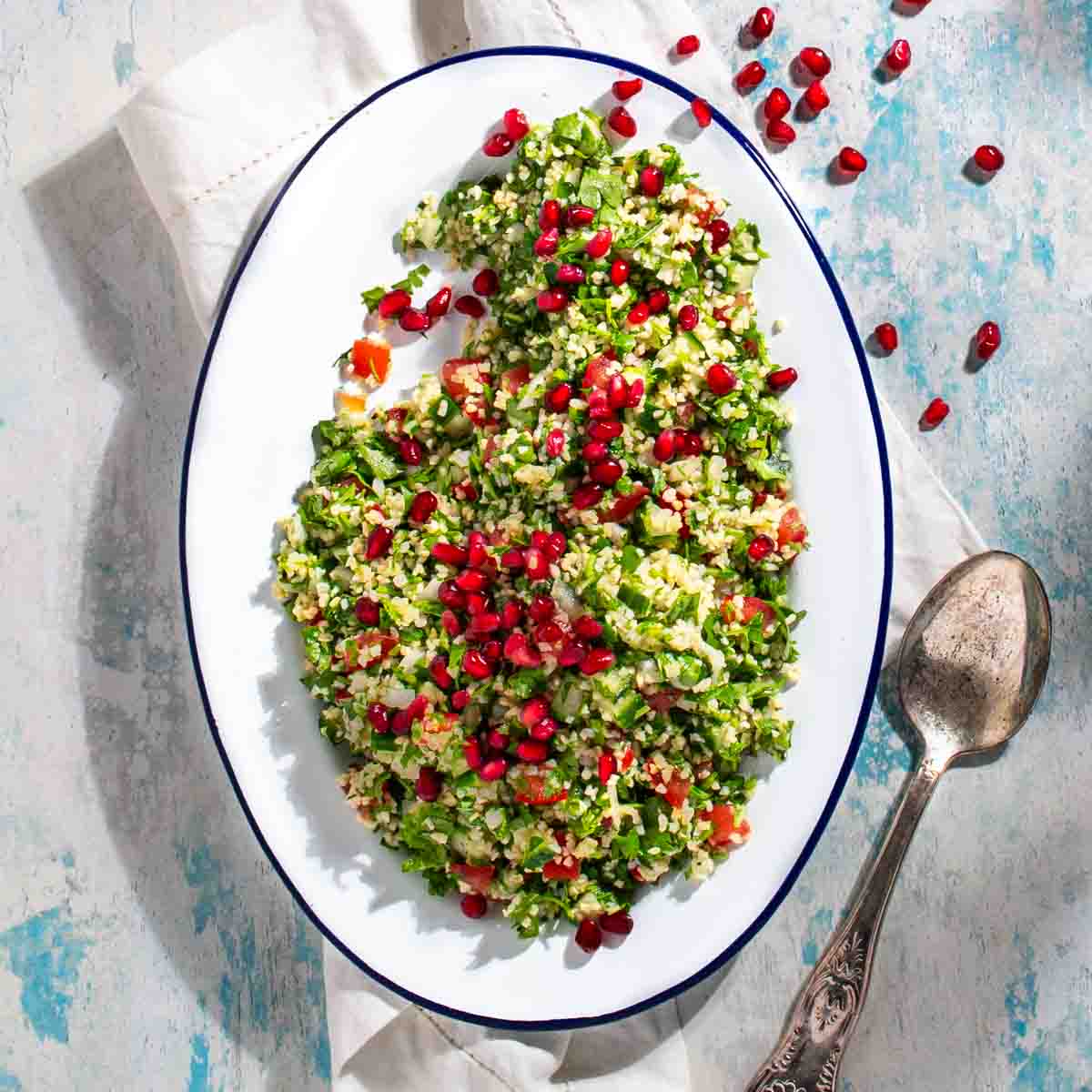 Taboule - Quick and easy traditional Lebanese salad
