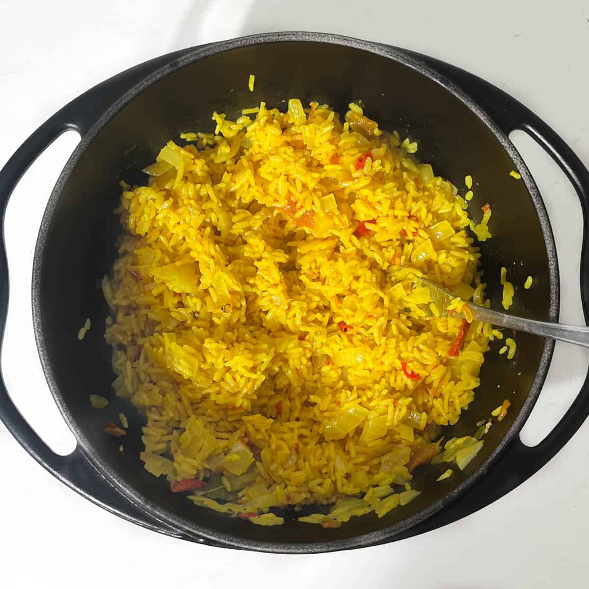 Easy Yellow Spanish Rice (Arroz Amarillo) Recipe / Video - Eat Simple Food