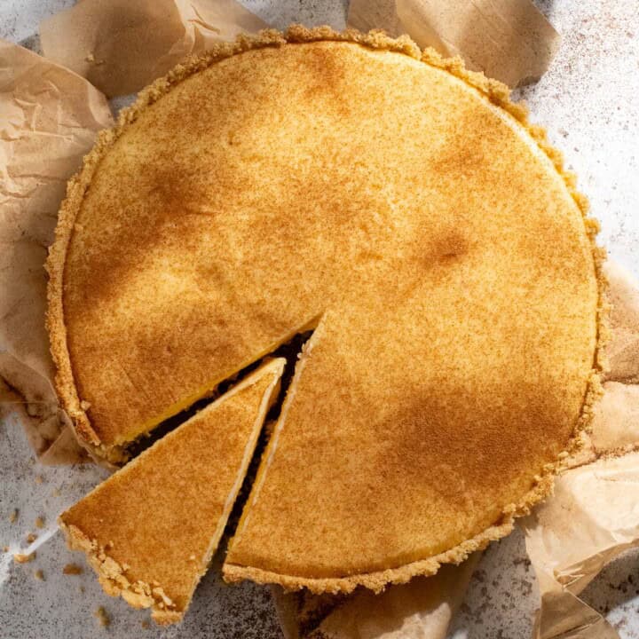 Milk Tart with Condensed Milk (no-bake)