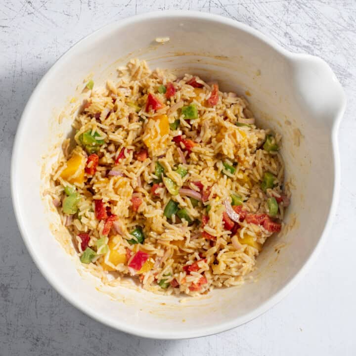 10-Minute Curry Rice Salad