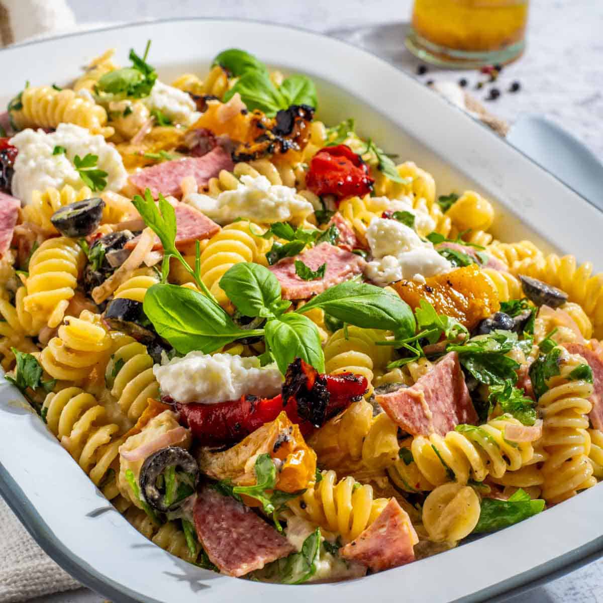 Creamy Italian Pasta Salad