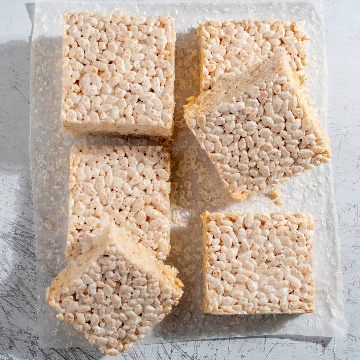 Square Rice Easy Rice Krispie Squares with Marshmallow Fluff